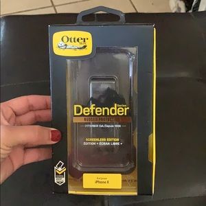 Defender otter box clip only new iPhone X